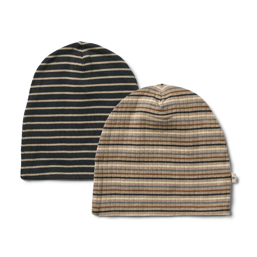2 Hat Soft Aidan - Wheat Kids Clothing