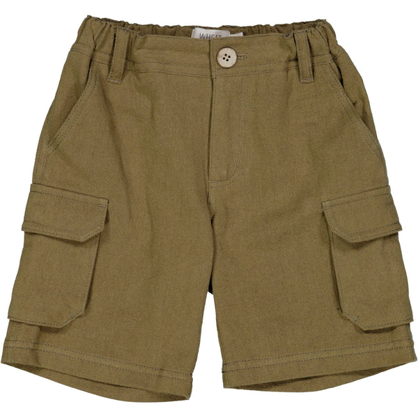 Cargo Shorts Ivan Seaweed - Wheat Kids Clothing
