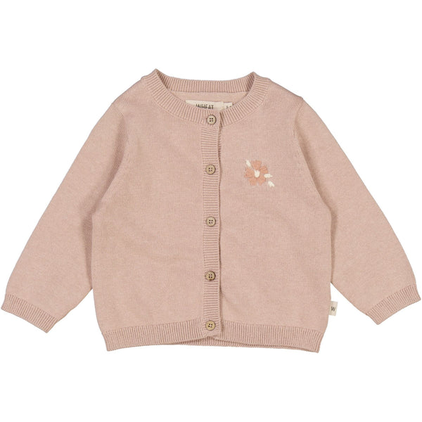 Wheat baby_sweaters Knit Cardigan Suzy Embroidery Pale Lilac