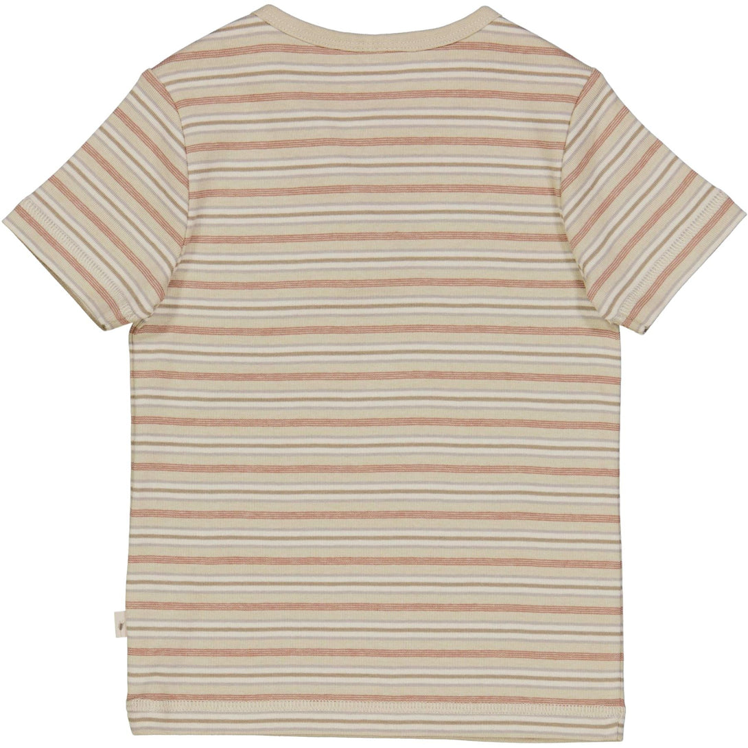 T-Shirt Bertram Dusty Stripe - Wheat Kids Clothing