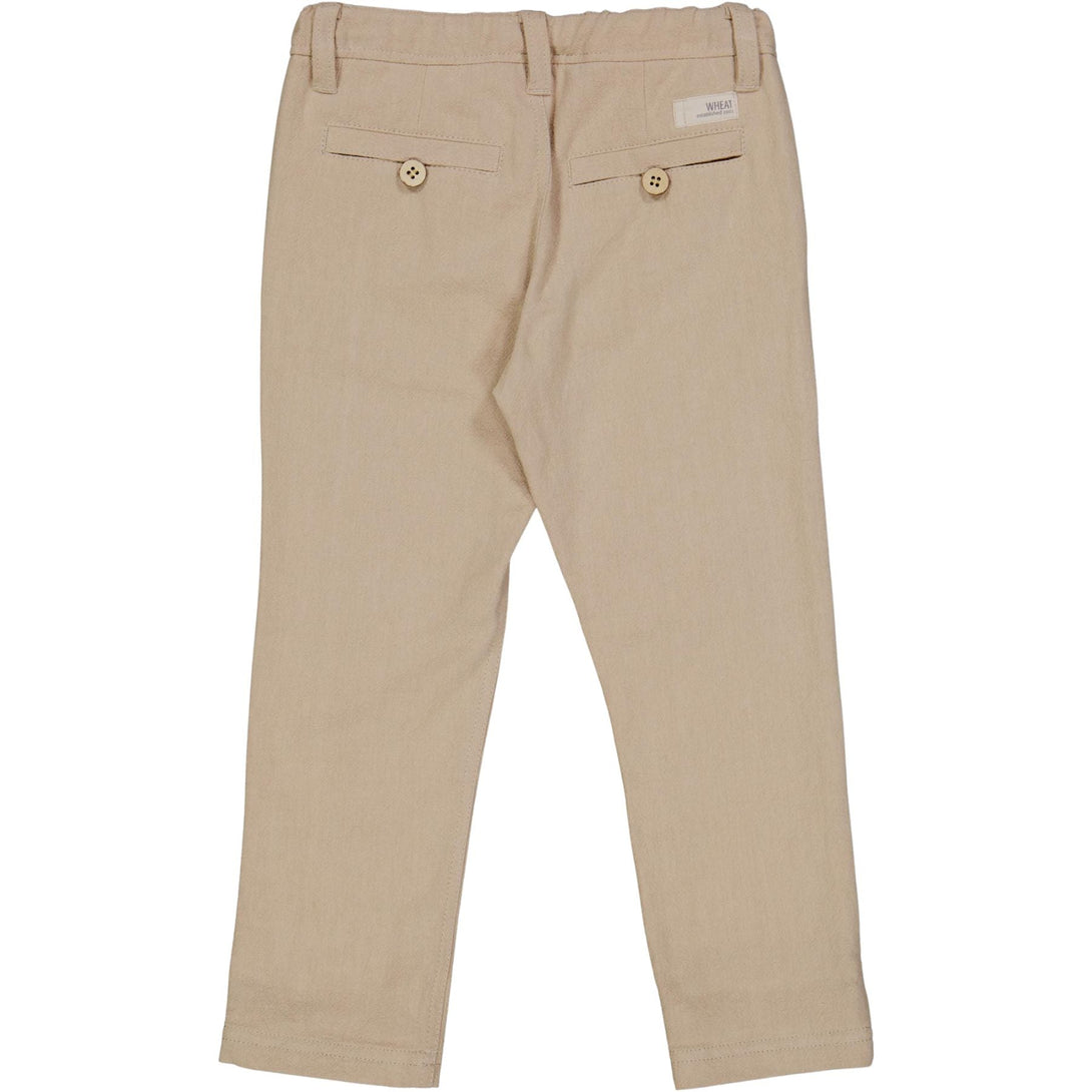 Trousers Ib Dark Sand - Wheat Kids Clothing
