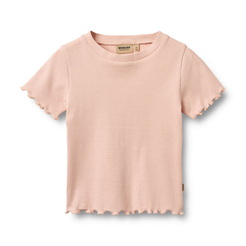 Rib T-shirt Alicia — Powder