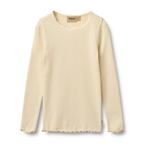 Rib T-Shirt Reese — Barely Apricot