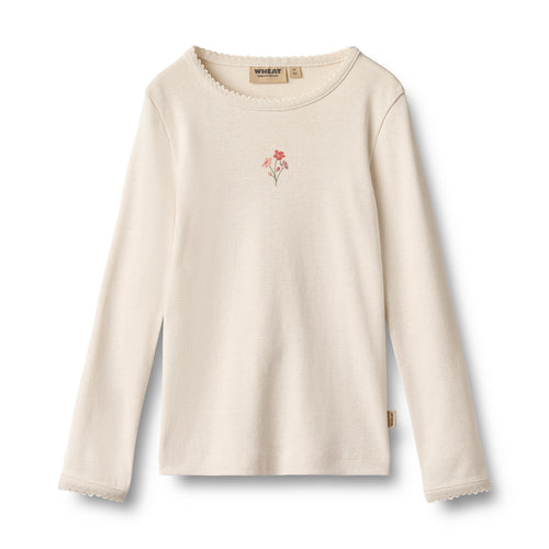 T-shirt Print Belis — eggshell