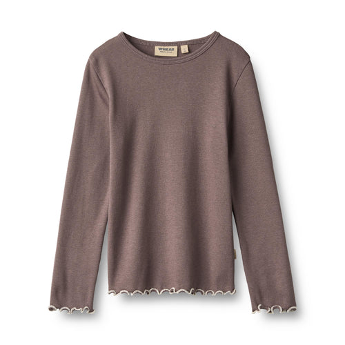 T-shirt Elsie — plum truffle