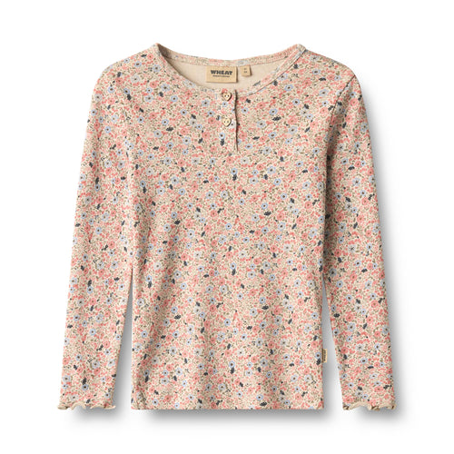 T-shirt Eja — grey cloud flowers