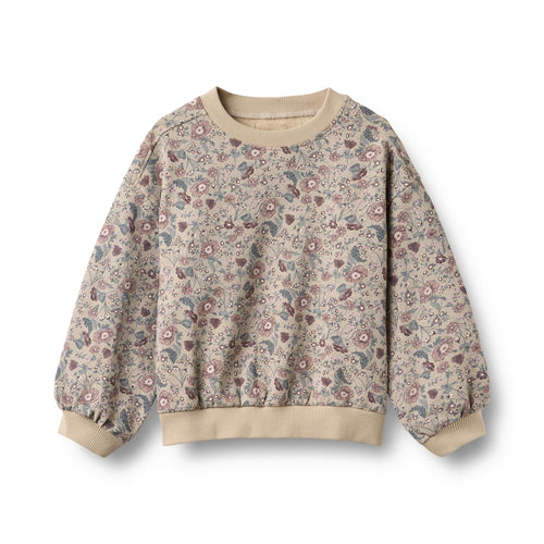 Sweatshirt Lia — soft sand flowers