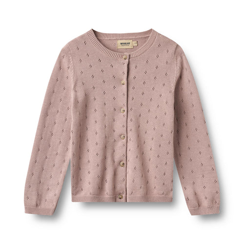 Knit Cardigan Maia — dry rose