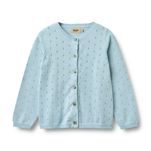 Knit Cardigan Maia — Summer Sky