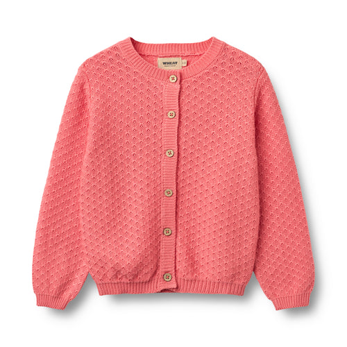 Knit Cardigan Magnella — Coral