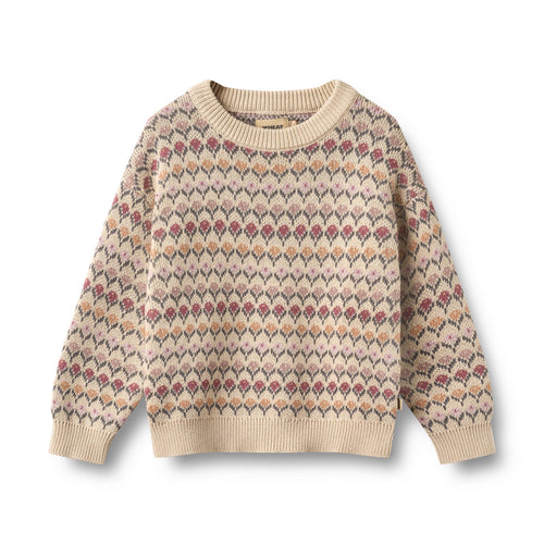 Jacquard Pullover Harlow — offwhite