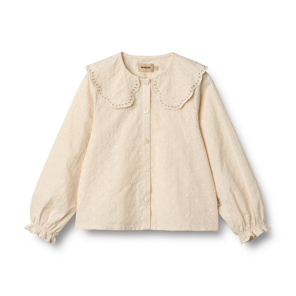 Shirt Flora eggshell