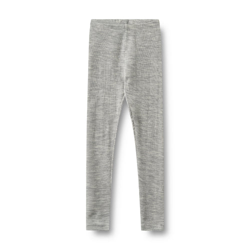 Wool Leggings Agi — melange grey