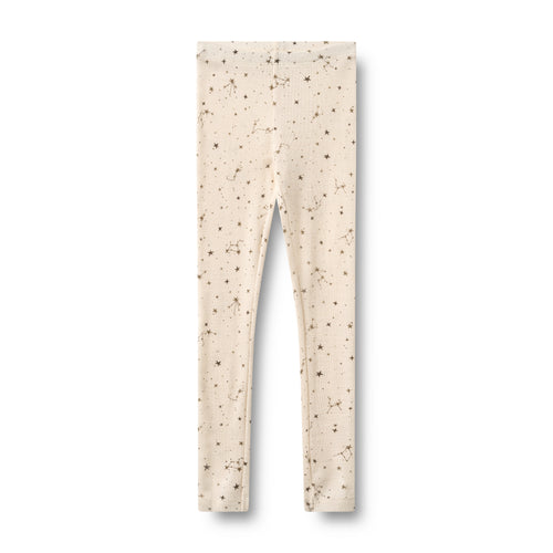 Wool Leggings Agi — eggshell stars