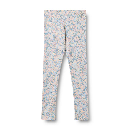 Jersey Leggings Jules — Powder Blue Flowers