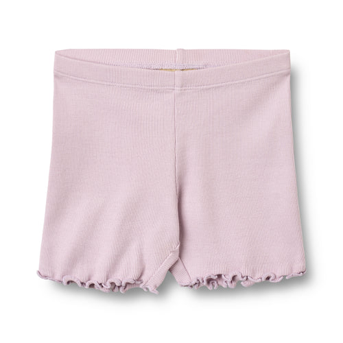 Rib Shorts Sine — Lavender