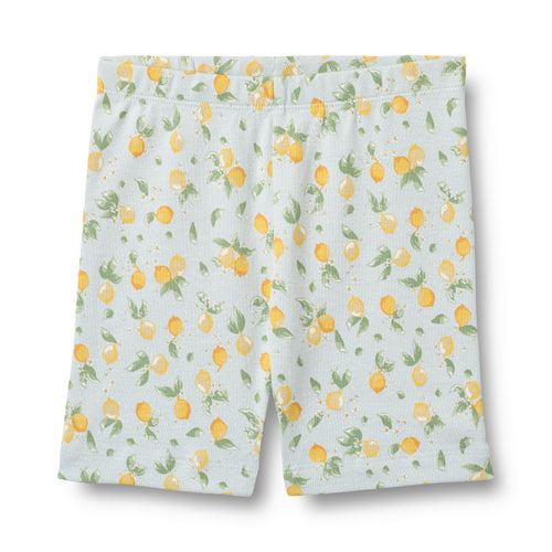 Bike Shorts Anne — Summer Blue Citrus