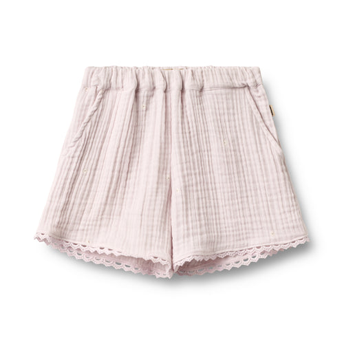 Shorts Lace Eileen — purple light flowers