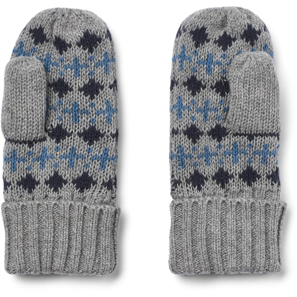 Jacquard Mittens Cotta