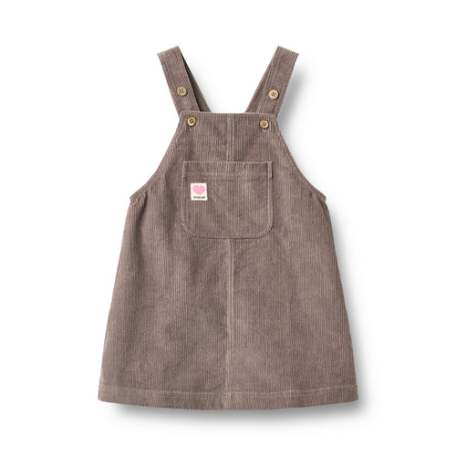 Pinafore Caroline — plum truffle