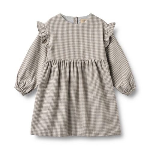 Dress Gro — greybrown check