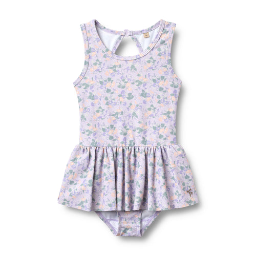 Swimsuit Erna — purple light petunias