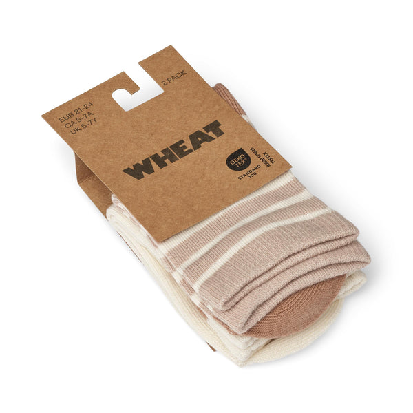 2 pk Jamie socks sand