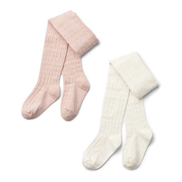 2 pk Izzy pointelle tights