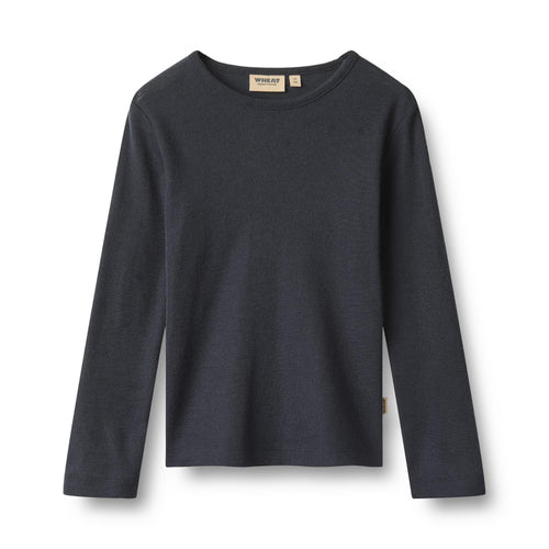 Wool T-Shirt Alfie — navy