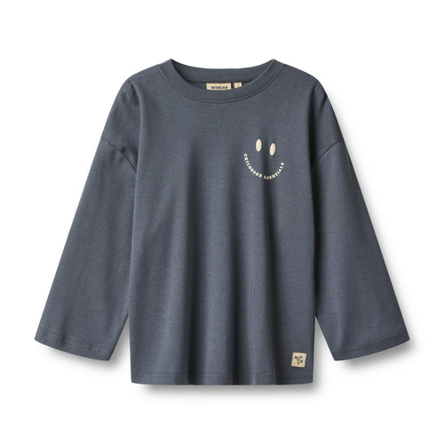 T-shirt Axe Print — greyblue