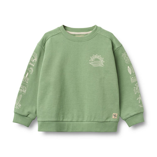 Sweatshirt L/S Ellis — Jade Green