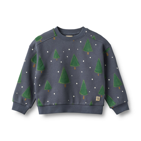 Sweatshirt Sandro greyblue holiday