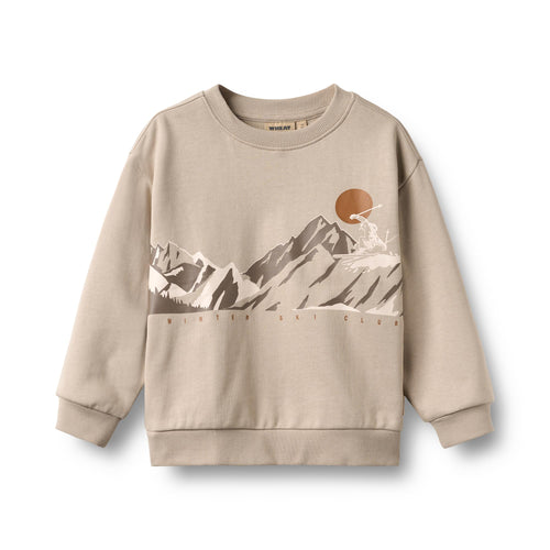 Sweatshirt Ellis Print — grey moon
