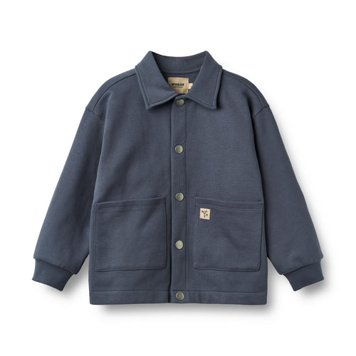 Sweat Jacket Carmine — greyblue