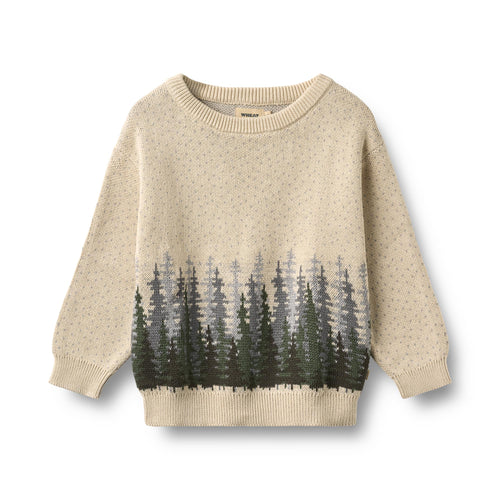 Jacquard Pullover Finley —  offwhite