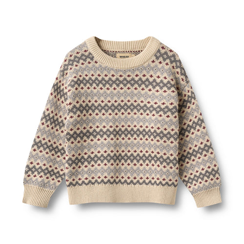 Jacquard Pullover Harlow — flint