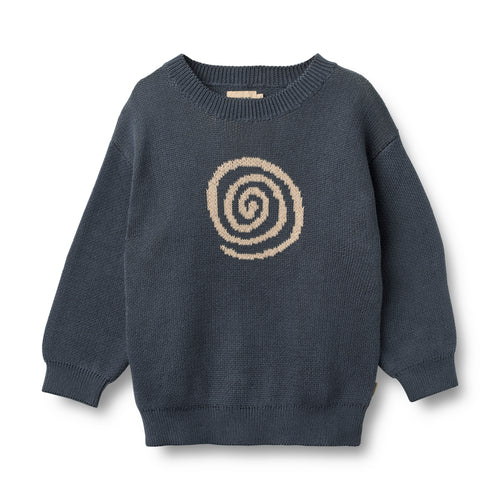 Jacquard Pullover Lesley — ink