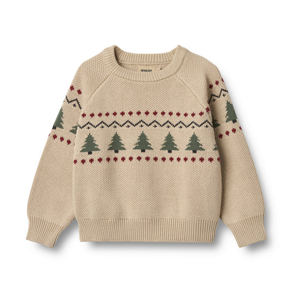 Jacquard Pullover Balou warm sand