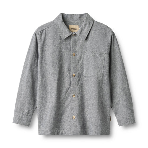 Shirt Oscar — dark blue chambray