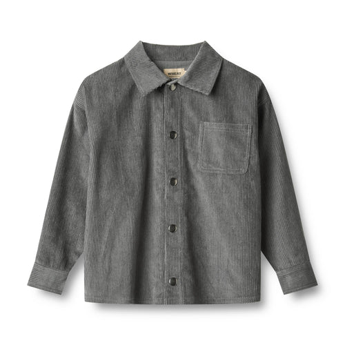 Overshirt Marcel — dark charcoal