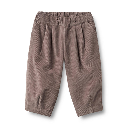 Trousers Juno — plum truffle