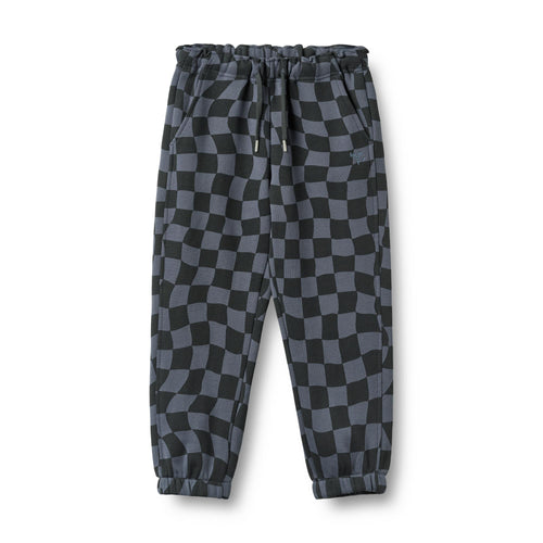 Sweatpants Cosmo — navy blue check
