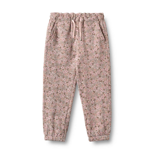 Sweatpants Cosmo — rose brown flowers
