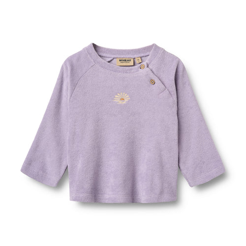 T-shirt embroidery Darrin — warm cosmic lilac
