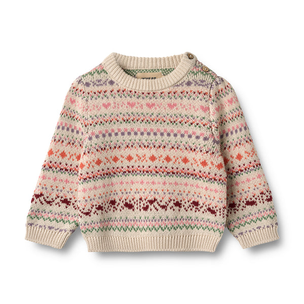 Jaquard Pullover Olga multi Baby