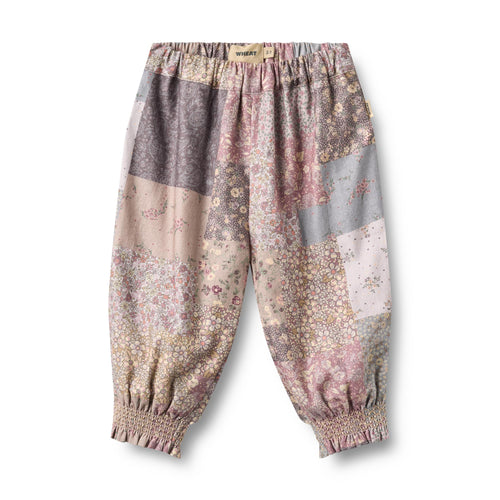 Trousers Lined Sara — patchwork flowers