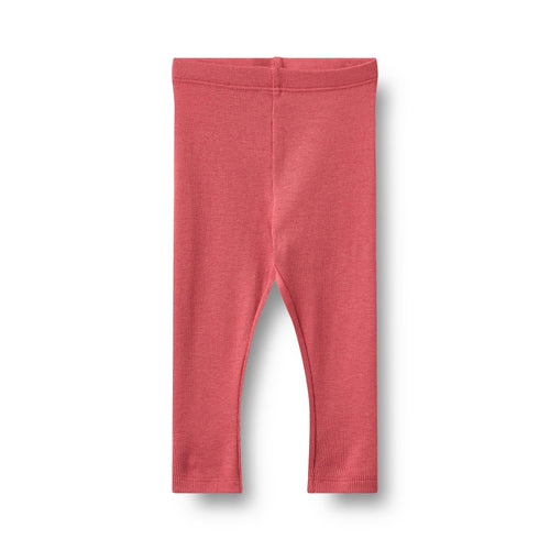 Rib Leggings Maddy — raspberry