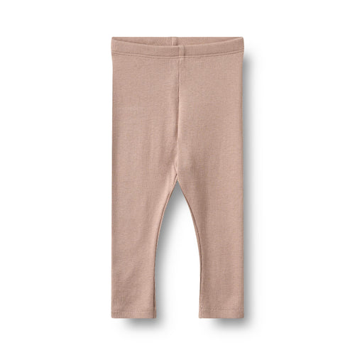 Rib Leggings Maddy — dry rose