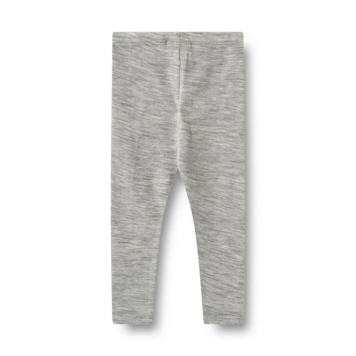 Wool Leggings Agi — melange grey