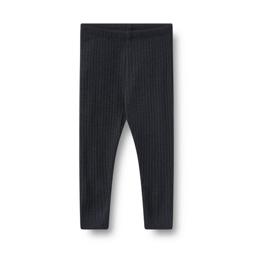 Wool Leggings Agi — navy